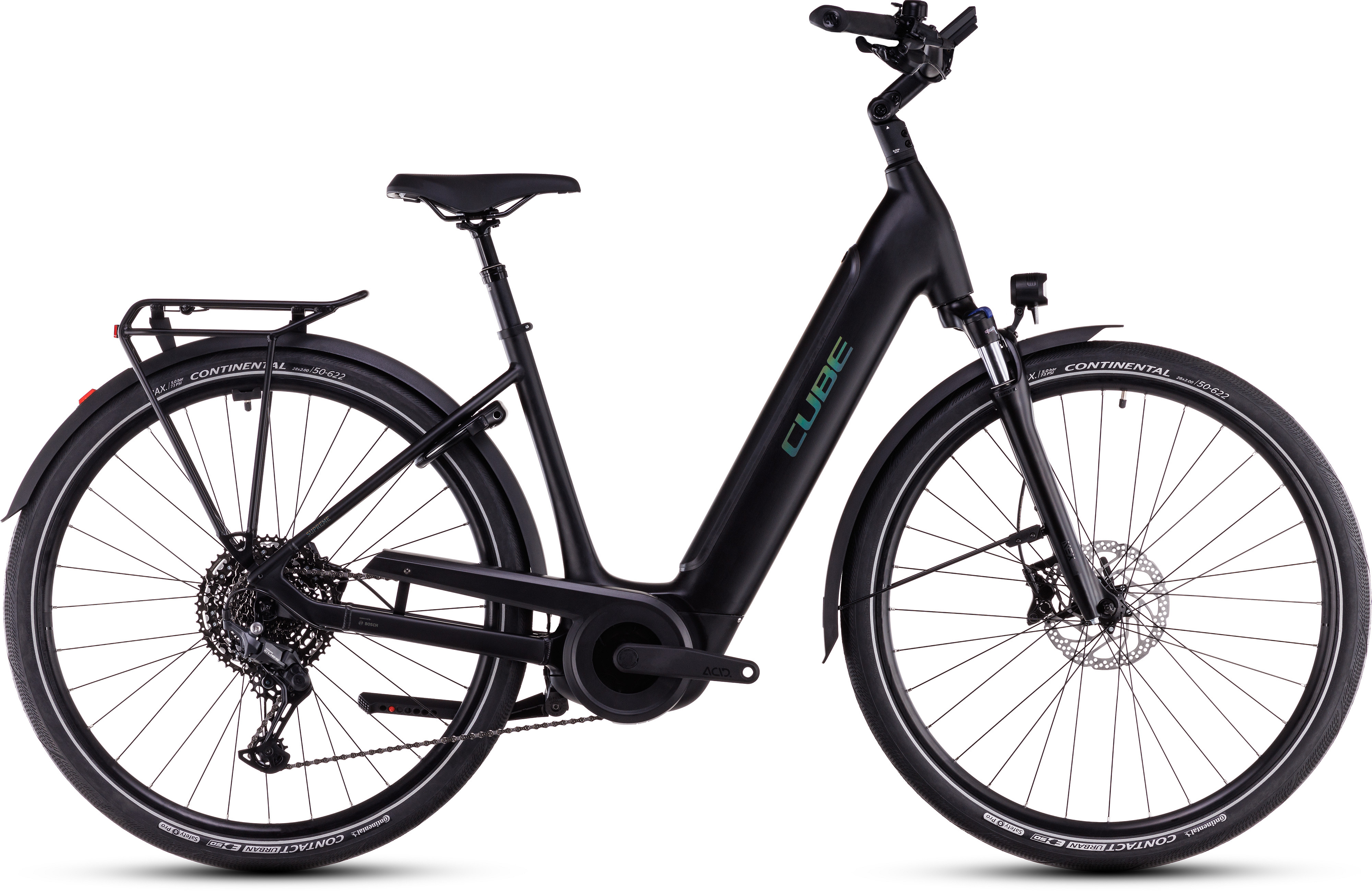Cube Supreme Hybrid Pro 625 black´n´spectral - 625 Wh - 28 Zoll - Tiefeinsteiger (2026)