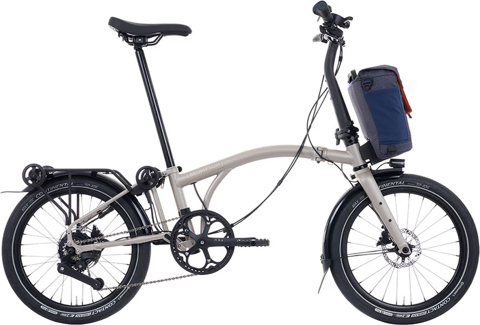 Brompton Electric G Line Urban Traildust White - 345 Wh - 20 Zoll - Faltrahmen (2026)