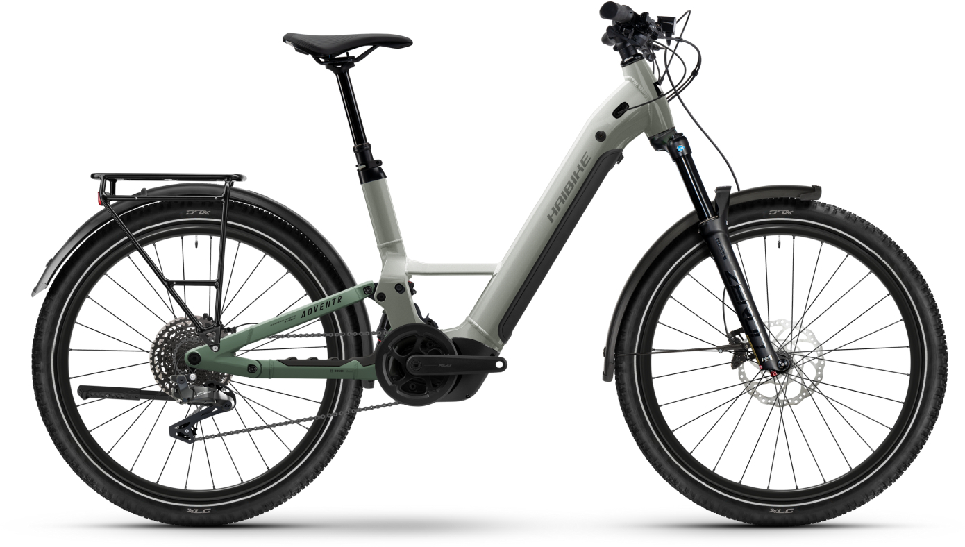 Haibike Adventr 4 Grey/Bamboo Green - 600 Wh - 27,5 Zoll - Fully (2026)