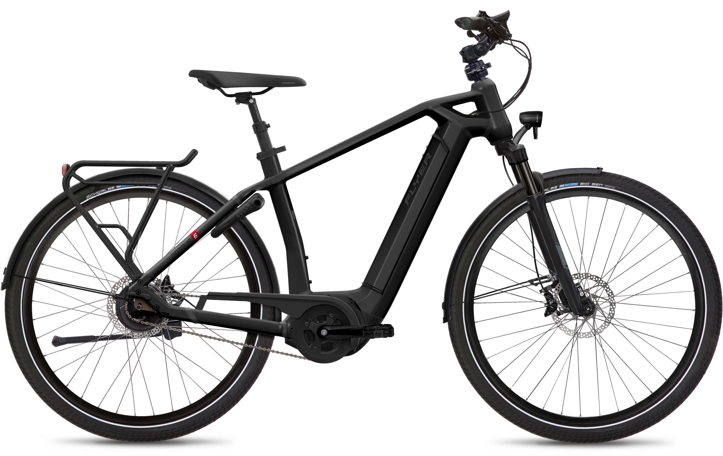 Flyer Gotour6 5.41R Black Matt - 625 Wh - 28 Zoll - Diamant (2021)