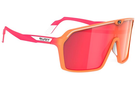 Rudy Project - Rudy Project Spinshield Mandarin Fade Coral Matte - Multilaser Red