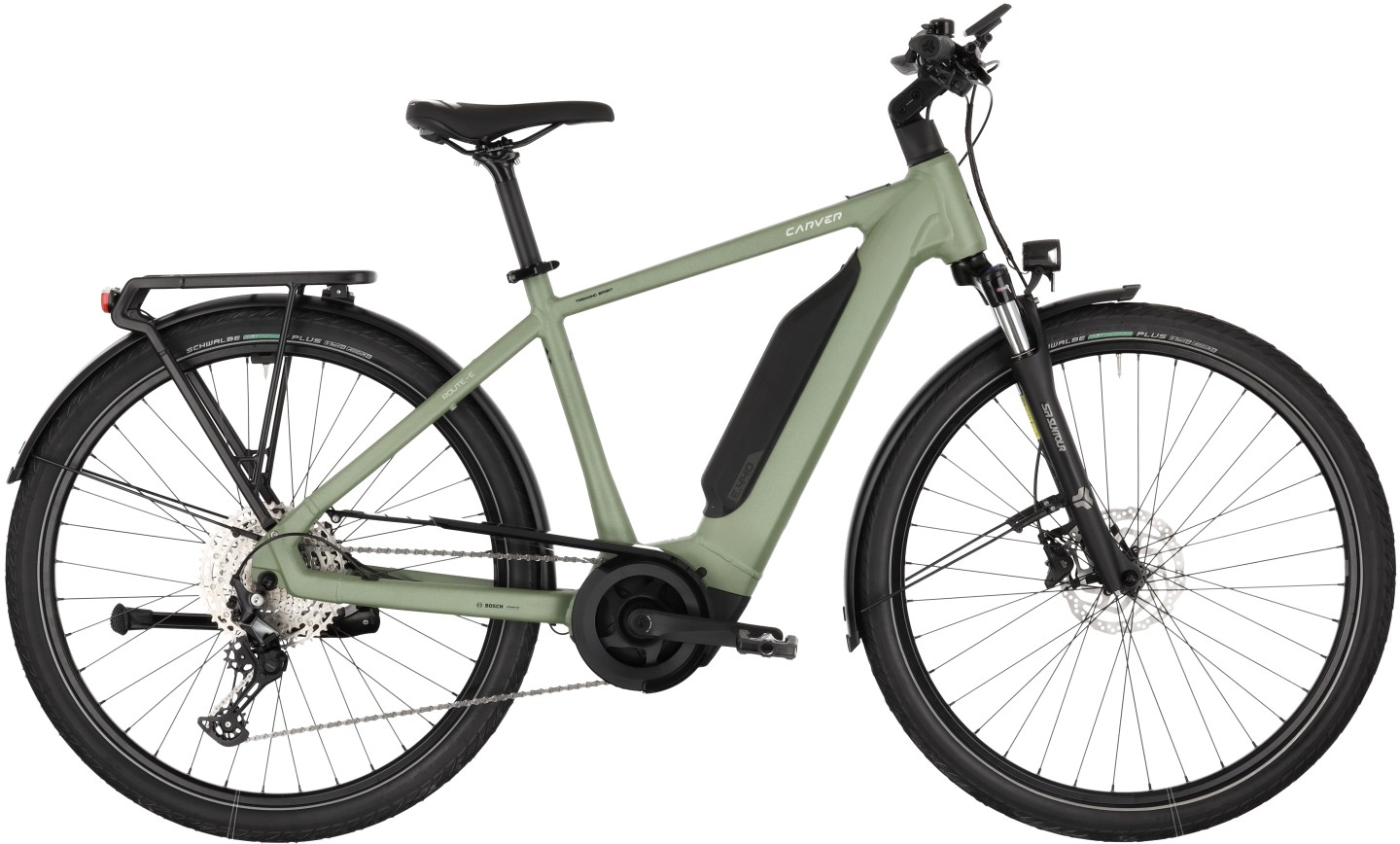 Carver Route E.440 Grün - 800 Wh - 28 Zoll - Diamant (2026)