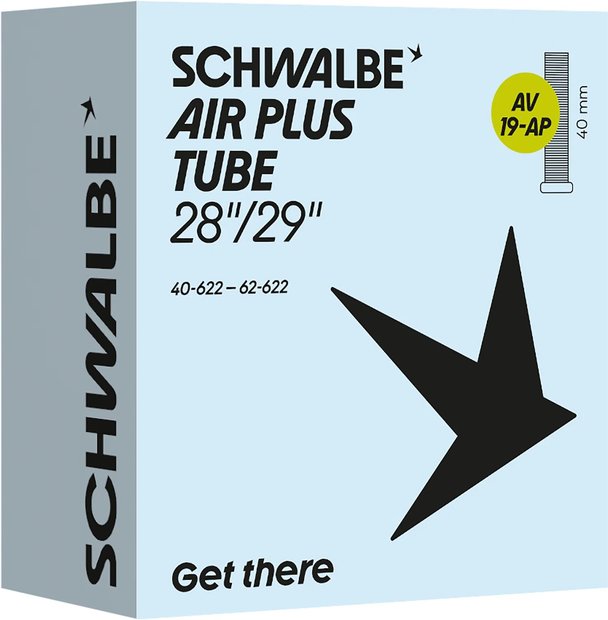 Schwalbe AV19-AP Air Plus Schlauch 29 Zoll - 40 mm Schwarz Modell 2026