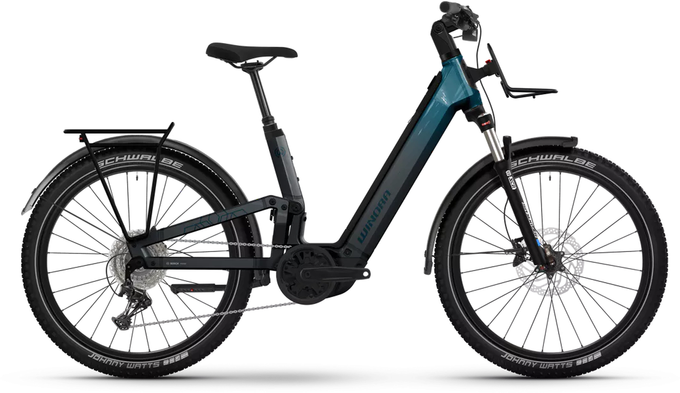 Winora Sinus FS X12 Grau - 800 Wh - 27,5 Zoll - Fully (2026)