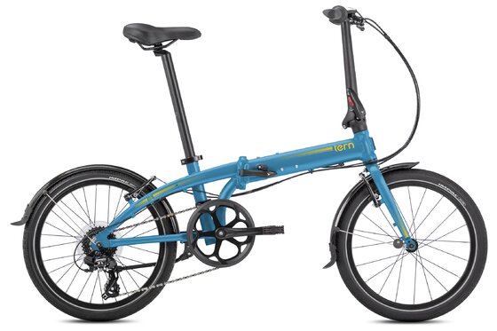 Aluminium - Faltrad-Klapprad - Tern Link C8 - 2023 - 20 Zoll - Faltrahmen