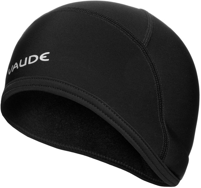 VAUDE Unterhelmmütze BIKE WARM CAP sportlicher Stil, aus Polyester und Elasthan, mit Logodruck