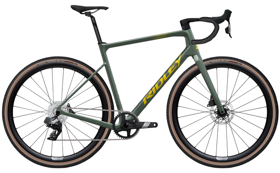 Ridley Grifn Gravel - Sram Apex XPLR AXS 1x Grün Modell 2025