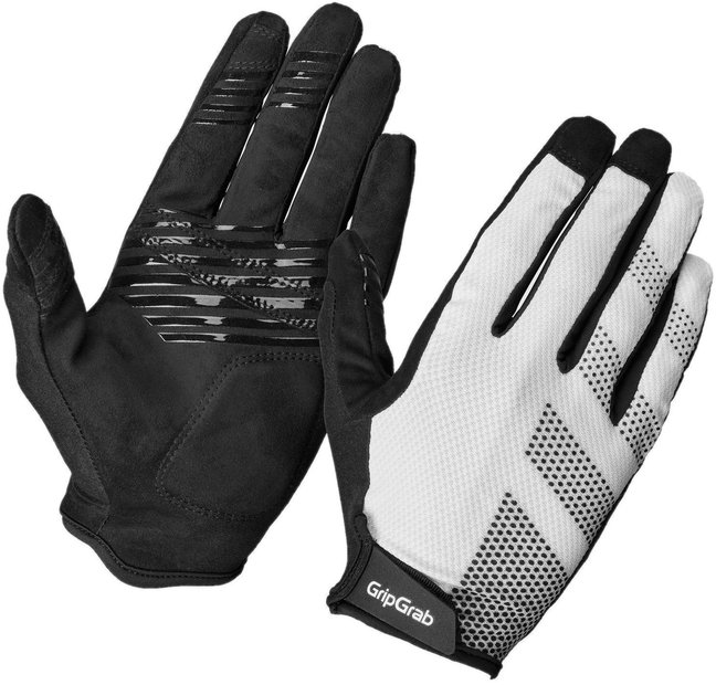 GRIPGRAB Ride RC Lite gepolsterte Langfinger-Sommerhandschuhe Weiß Modell 2026