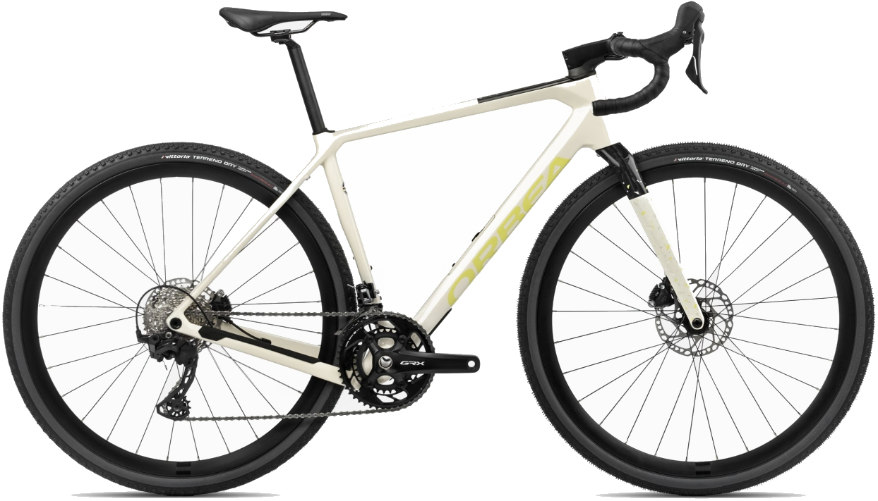 Orbea Terra M30 Team Ivory White-Spicy Lime - 28 Zoll - Diamant (2024)