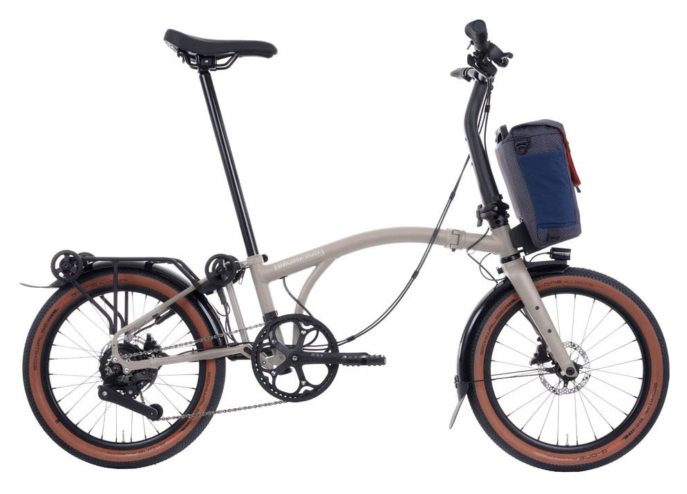 Brompton Electric G Line e-Motiq Urban Traidust White - 345 Wh - 20 Zoll - Faltrahmen (2026)