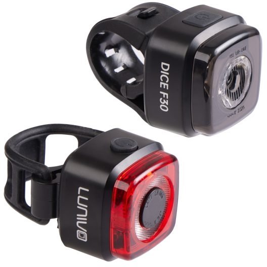 Lunivo DICE F30 & DICE R Brake Akku Beleuchtungsset LTD - StVZO Schwarz Modell 2026