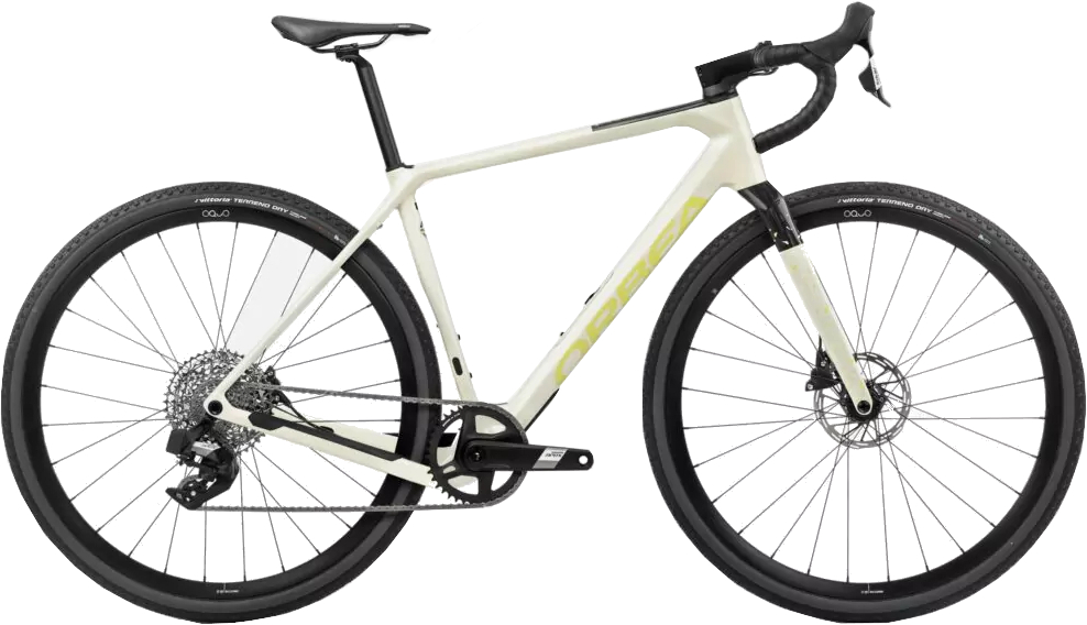 Orbea Terra M41e Team 1X Ivory White-Spicy Lime (Gloss) - 28 Zoll - Diamant (2024)