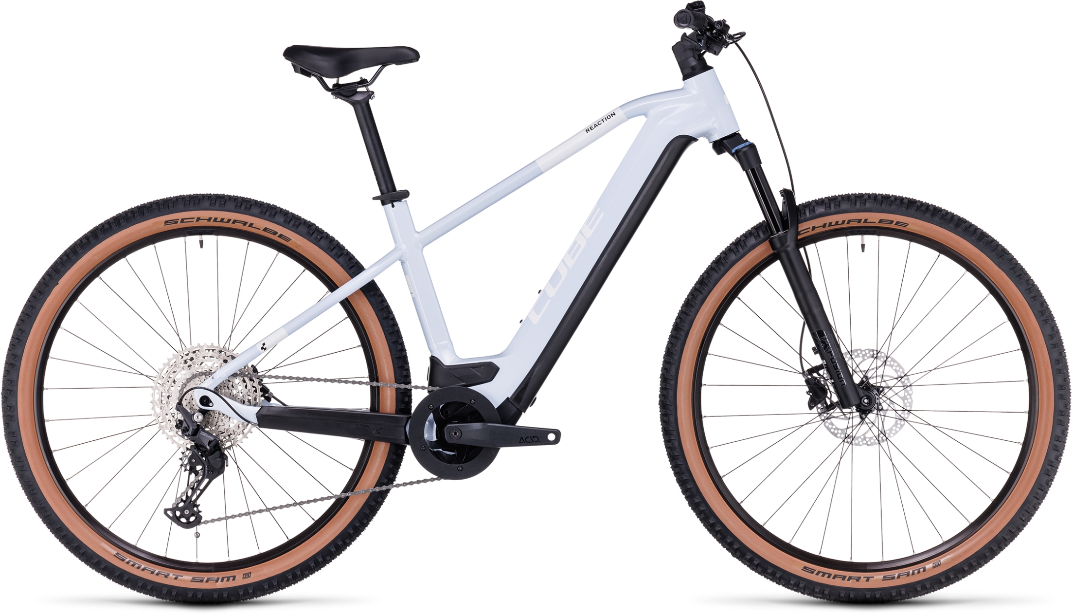 Cube Reaction Hybrid Pro flashwhite´n´black - 500 Wh - 29 Zoll - Diamant (2023)