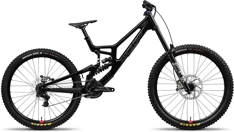 Santa Cruz V10 8 CC MX - DH S-Kit Schwarz Modell 2025