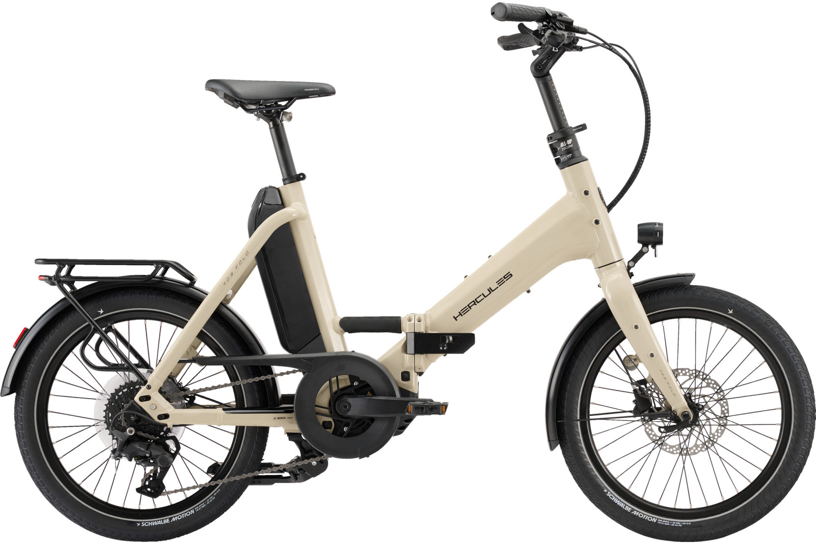 Hercules Rob Fold 9 Beige - 545 Wh - 20 Zoll - Faltrahmen (2026)