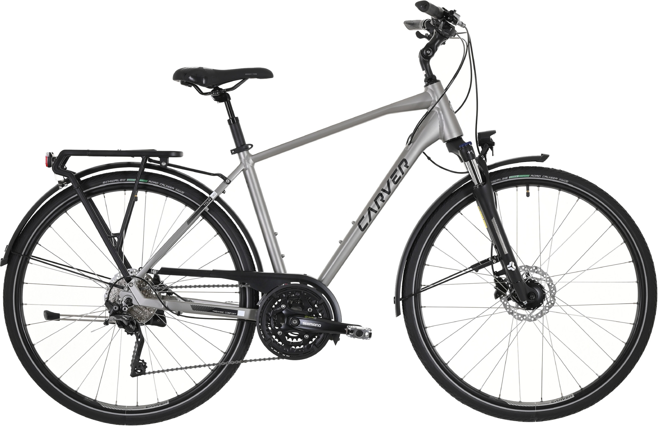 Carver Tour 130 Titan Black White - 28 Zoll - Diamant (2025)