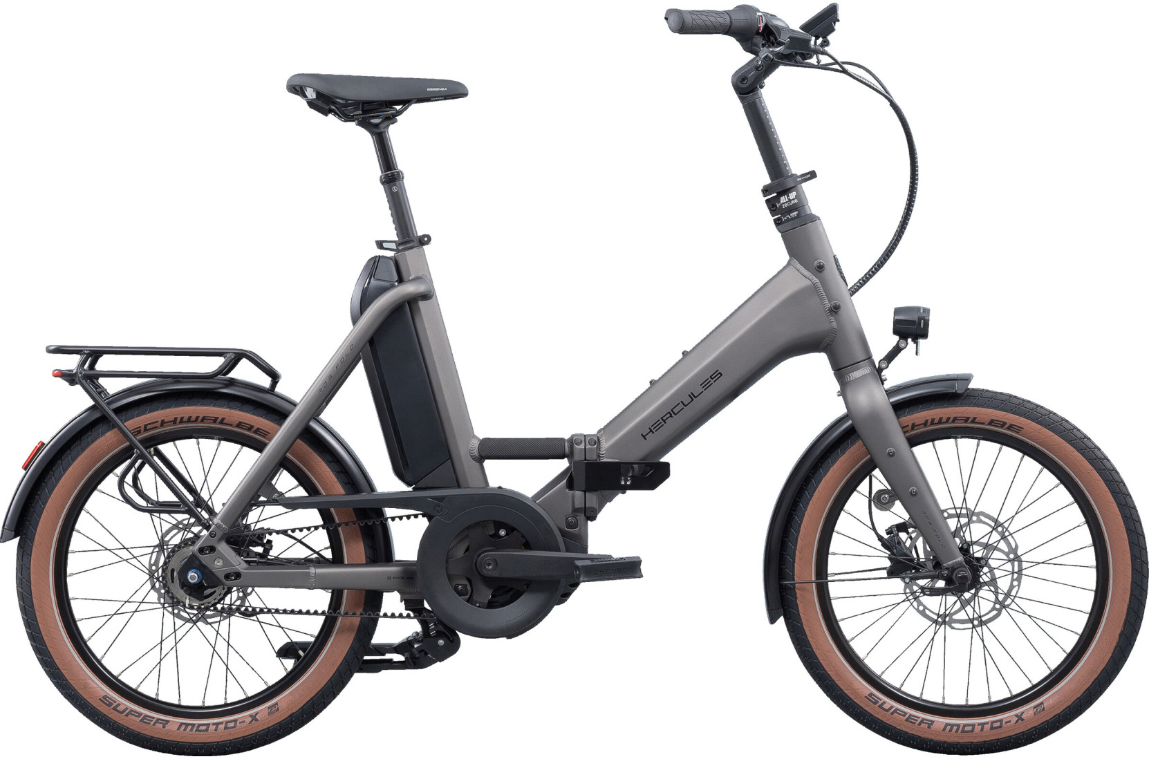 Hercules Rob Fold R5 Silber - 545 Wh - 20 Zoll - Faltrahmen (2026)