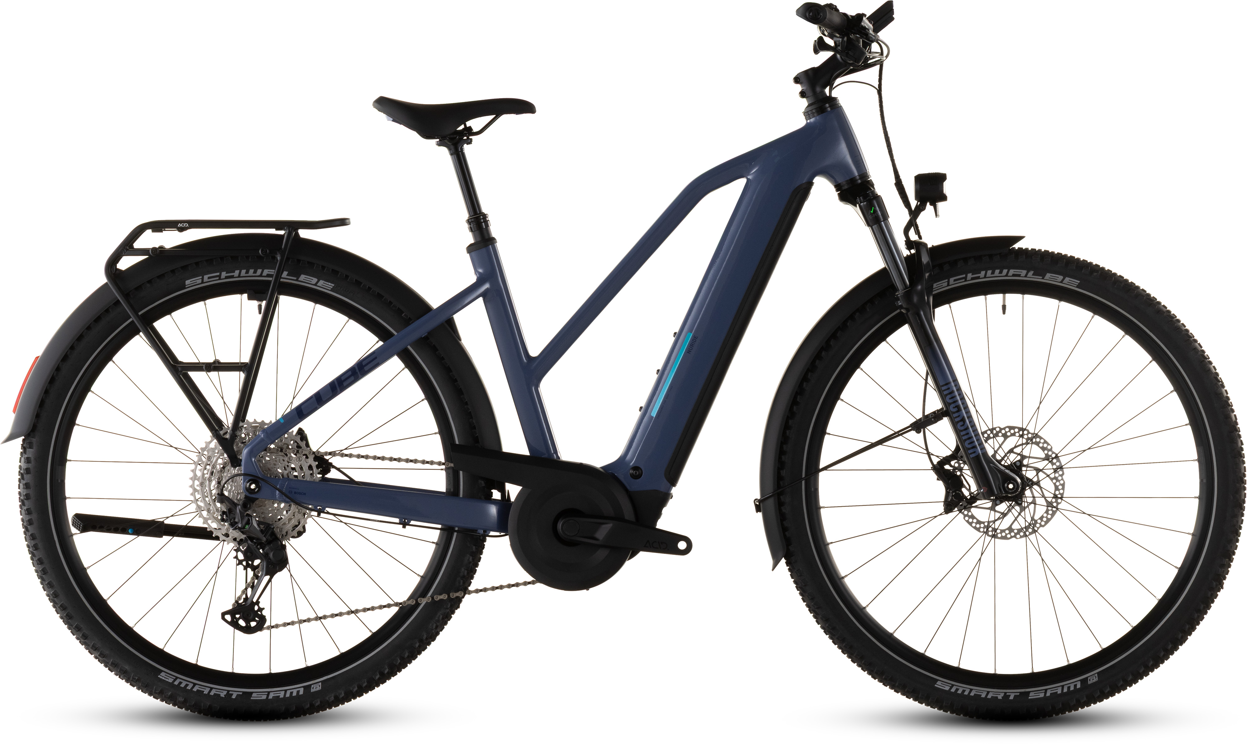 Cube Nuride Hybrid EXC 800 jeansblue´n´blue - 800 Wh - 28 Zoll - Sport (2026)