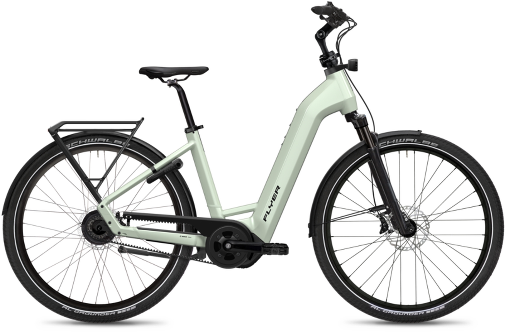 Flyer Gotour 5.43 Frosty Sage Gloss - 750 Wh - 28 Zoll - Wave (2024)