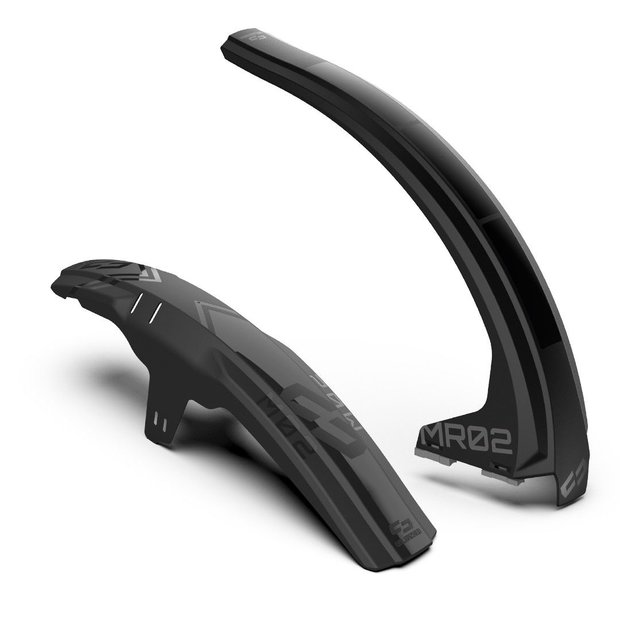 Unleazhed MTB Schutzblech Bundle M02 + MR02 Schwarz Modell 2026