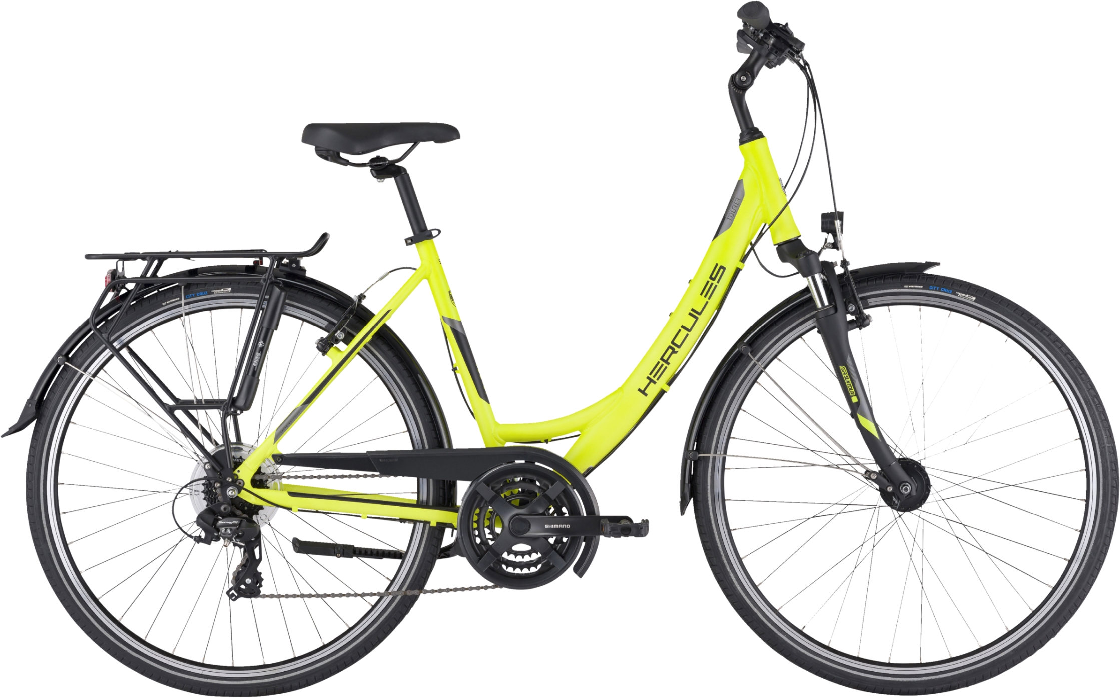 Hercules Tourer 21 Grün - 28 Zoll - Tiefeinsteiger (2026)