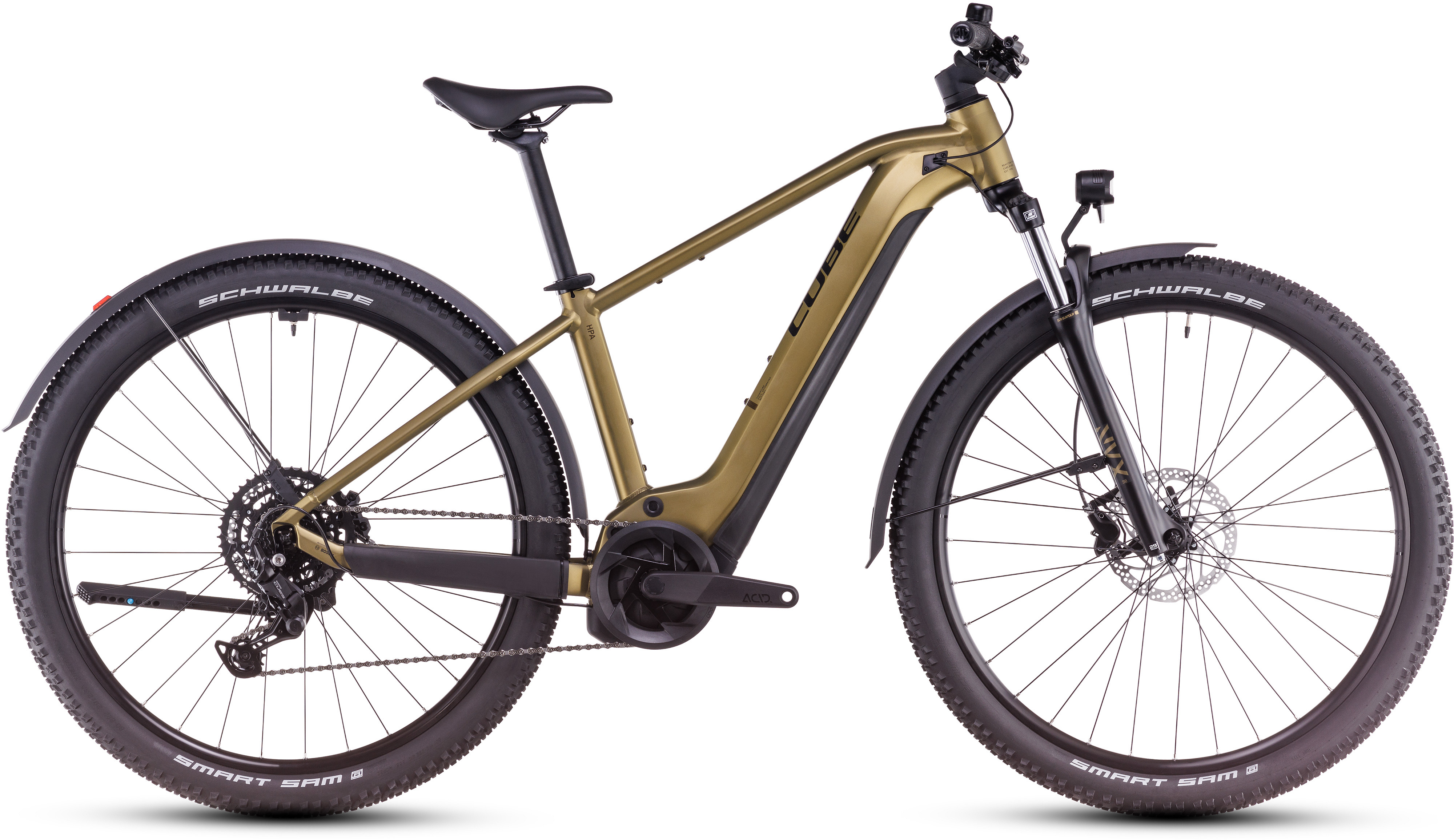 Cube Reaction Hybrid Performance 625 Allroad goldenlime´n´black - 625 Wh - 27,5 Zoll - Diamant (2025)