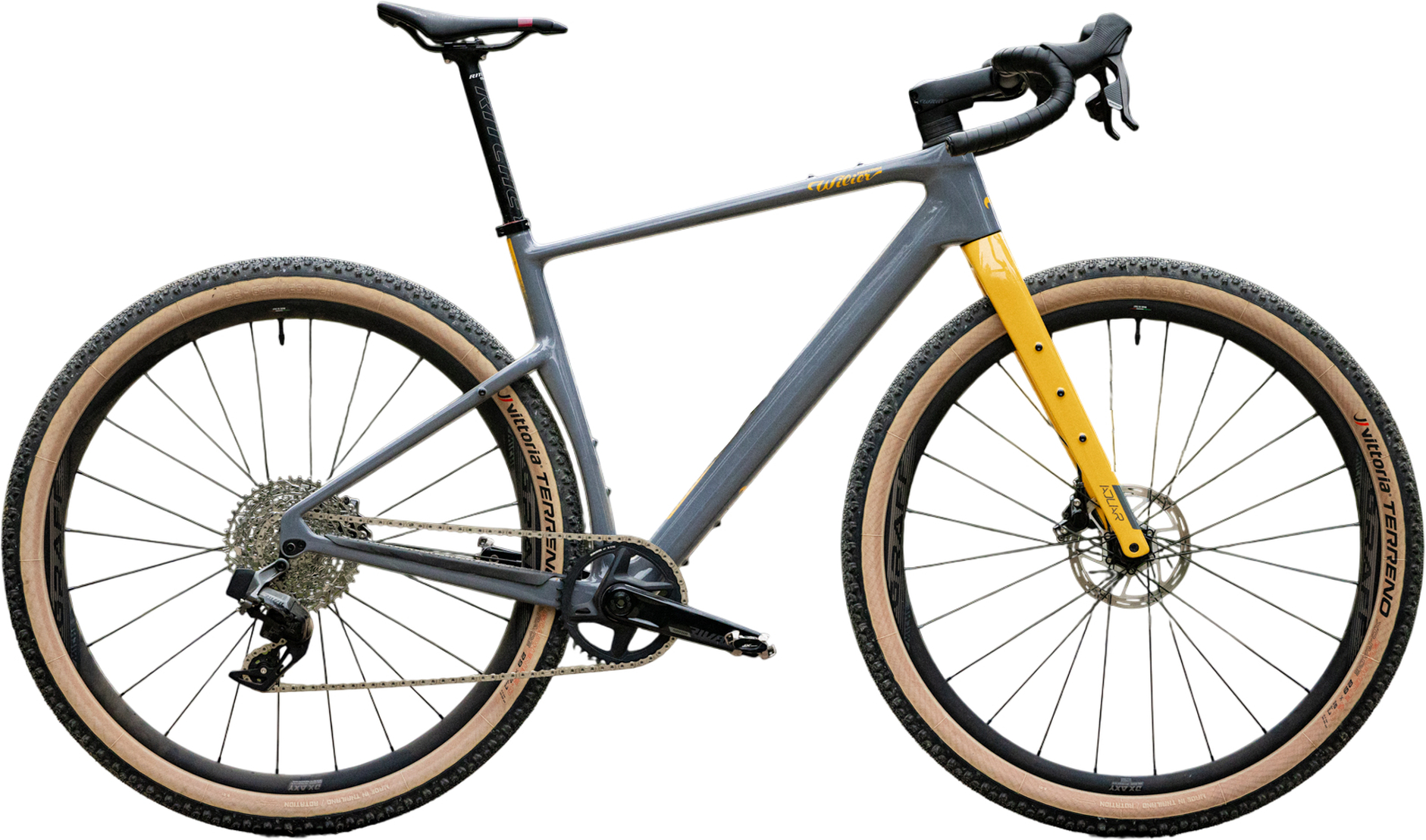 Wilier Adlar Grey Yellow Gloss - 28 Zoll - Diamant (2025)