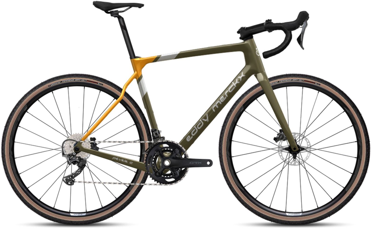 Eddy Merckx Pevele Carbon Camouflage Green - 28 Zoll - Diamant (2026)