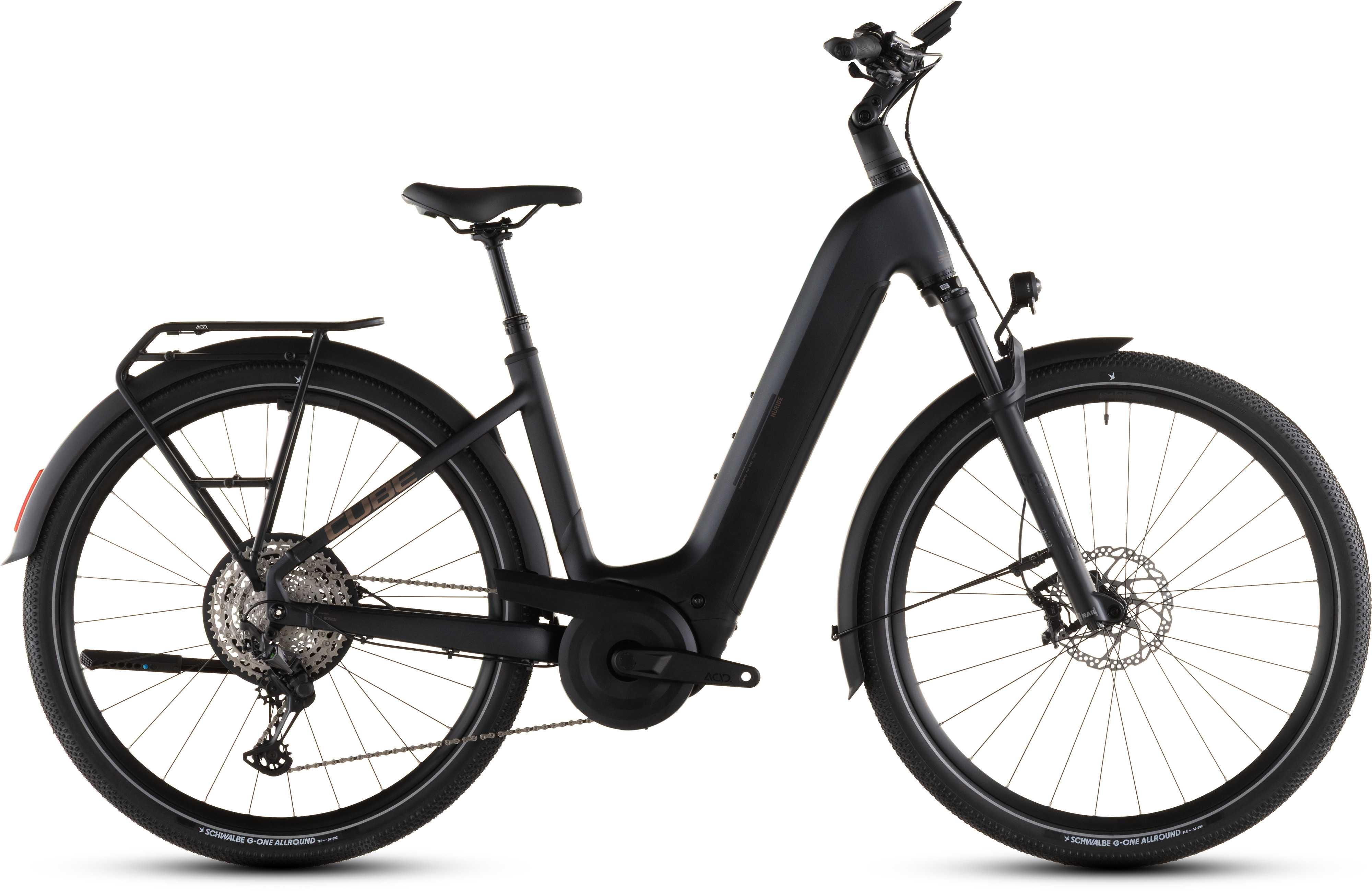Cube Nuride Hybrid SLX 800 black´n´gold - 800 Wh - 28 Zoll - Tiefeinsteiger (2026)
