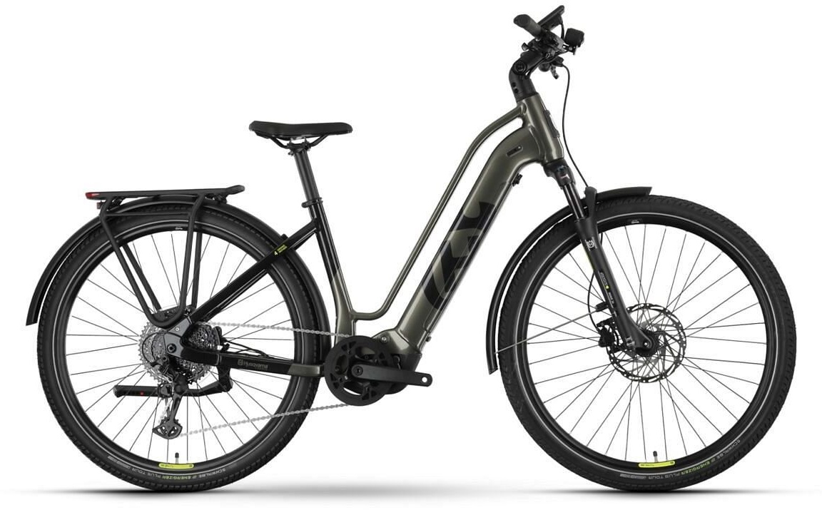 Husqvarna Grand Pather 4 Dark Green - 630 Wh - 28 Zoll - Trapez (2024)