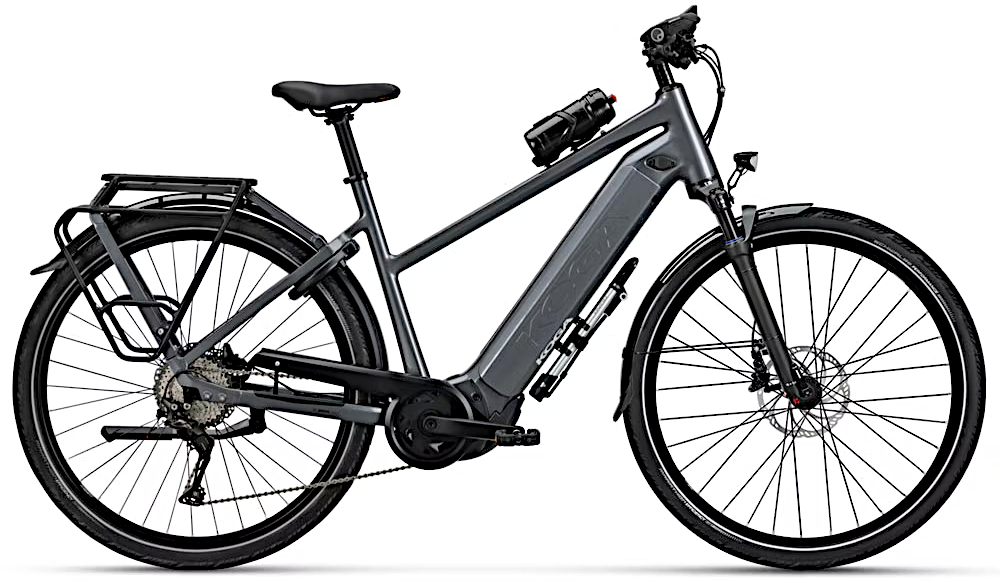 Koga E-Worldtraveller Mixed Suspension Graphite High Gloss - 750 Wh - 28 Zoll - Trapez (2026)