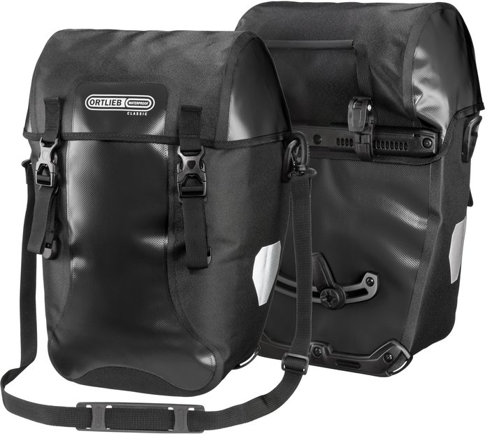 ORTLIEB Fahrrad-Packtaschen Set Bike-Packer Classic schwarz