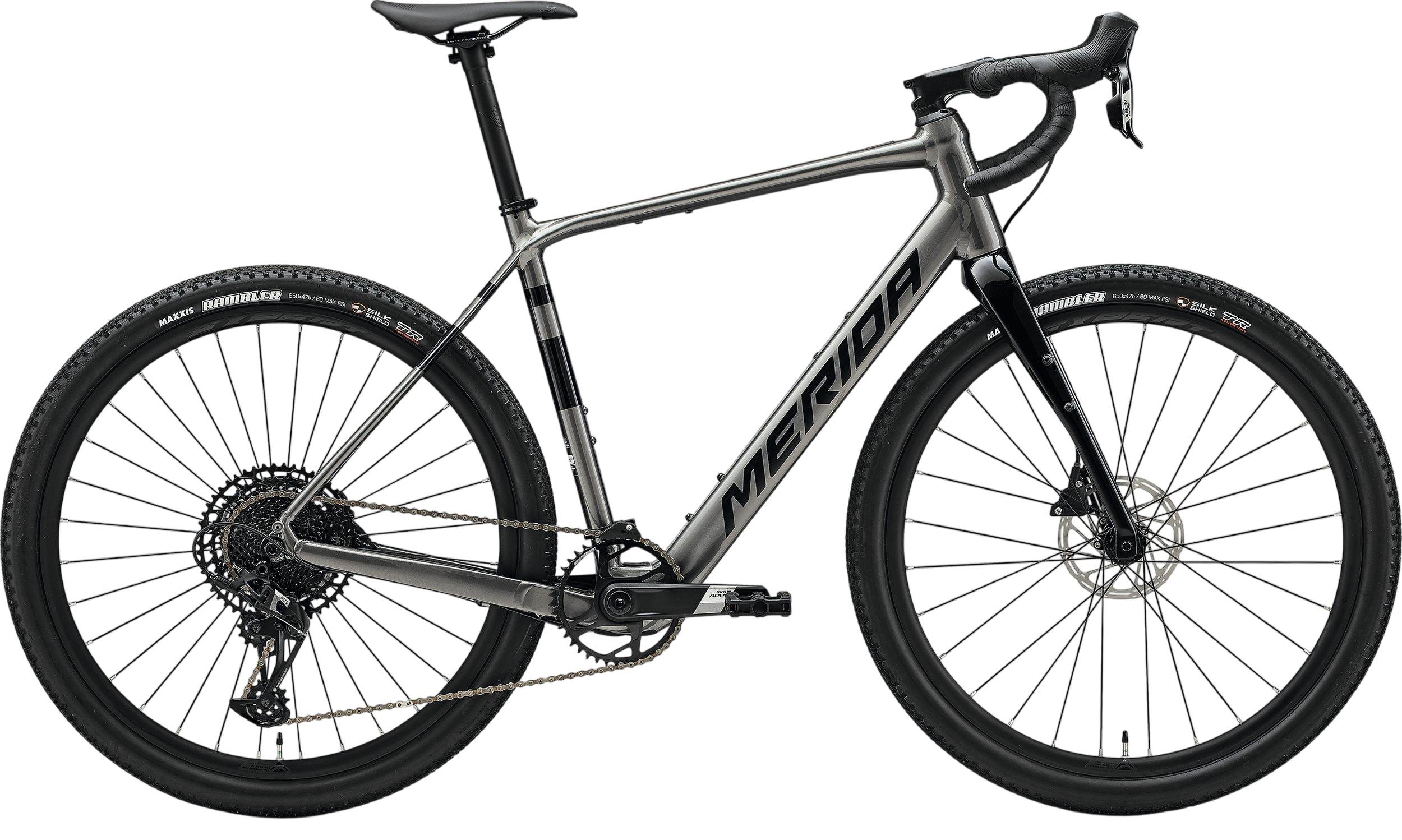 Merida eSilex+ 600 Gunmetal/Grey - 237 Wh - 28 Zoll - Diamant (2026)