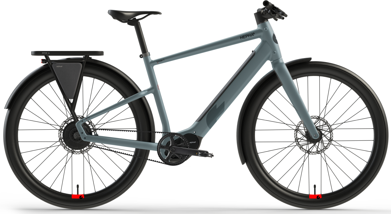 Hepha Urban 8 Ultra Blue Grey / matt - 600 Wh - 28 Zoll - Diamant (2026)