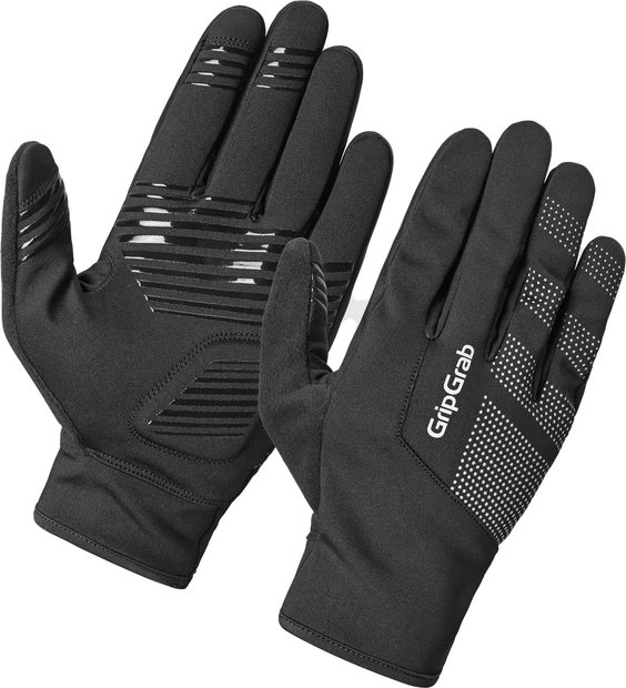 GRIPGRAB Ride 2 winddichte Langfingerhandschuhe für Frühling/Herbst Schwarz Modell 2026