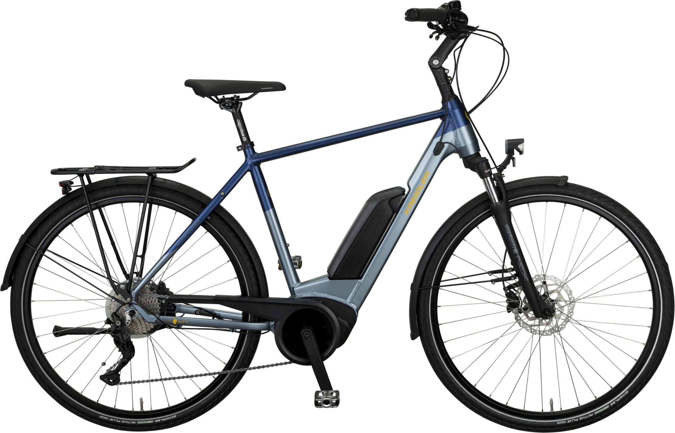 Kreidler Vitality Eco 3 Sport Graublau matt - 500 Wh - 28 Zoll - Diamant
