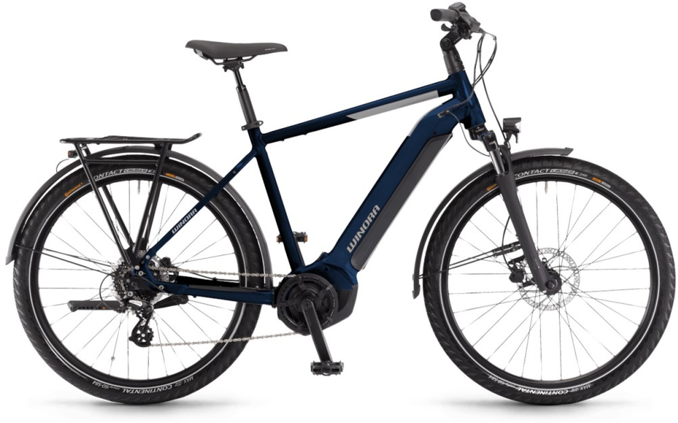 Winora Yucatan 8 Nighttime Blue - 630 Wh - 27,5 Zoll - Diamant (2022)