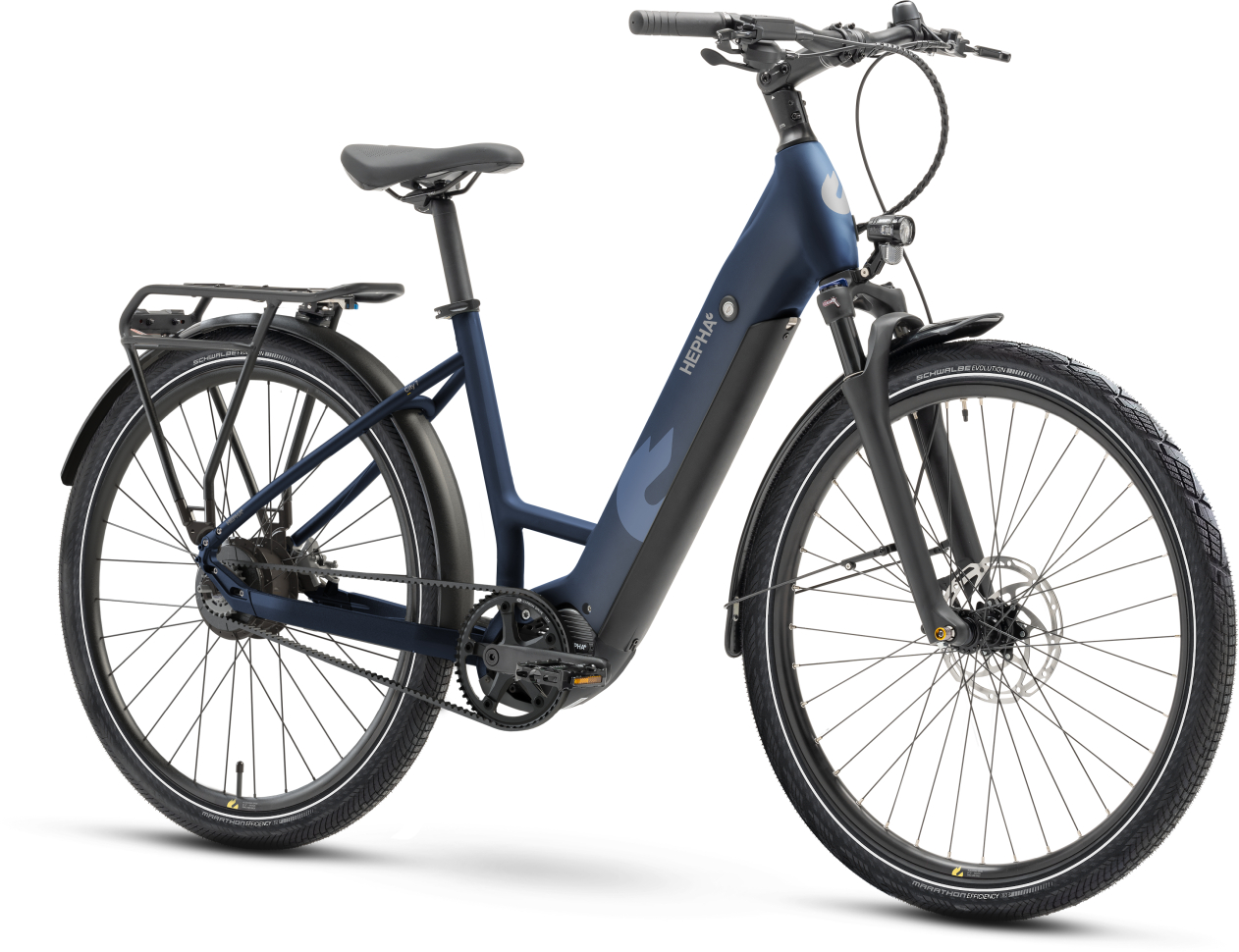 Hepha City 7 Ultra Blau - 800 Wh - 27.5 Zoll - Tiefeinsteiger (2026)