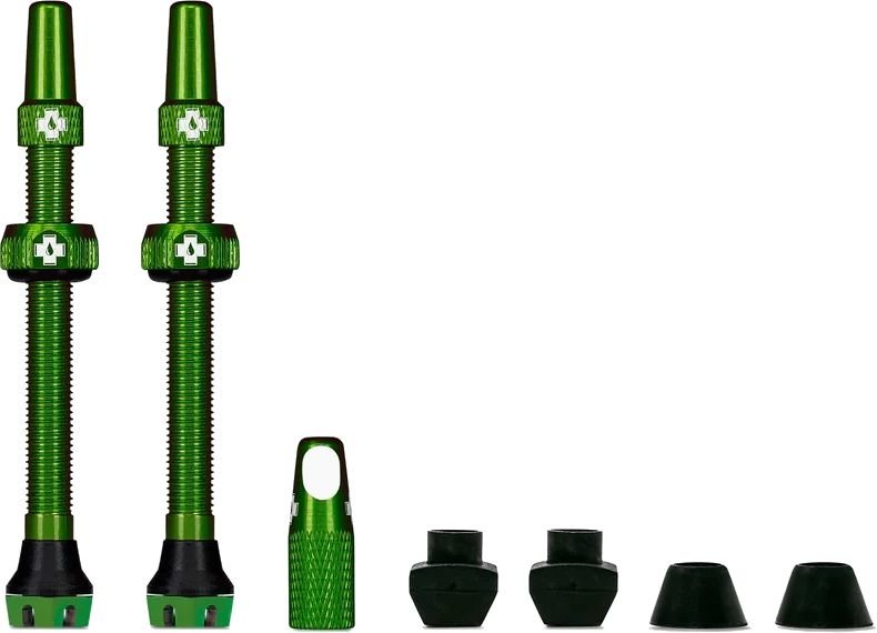 Muc-Off Tubeless Valve Kit V2 Universal for MTB & Road Grün Modell 2026