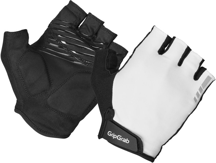 GRIPGRAB Ride RC Max gepolsterte Kurzfinger-Sommerhandschuhe Weiß Modell 2026
