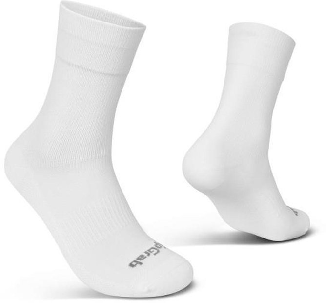 GRIPGRAB EXPLR Socken mit normalem Bund Weiß Modell 2026