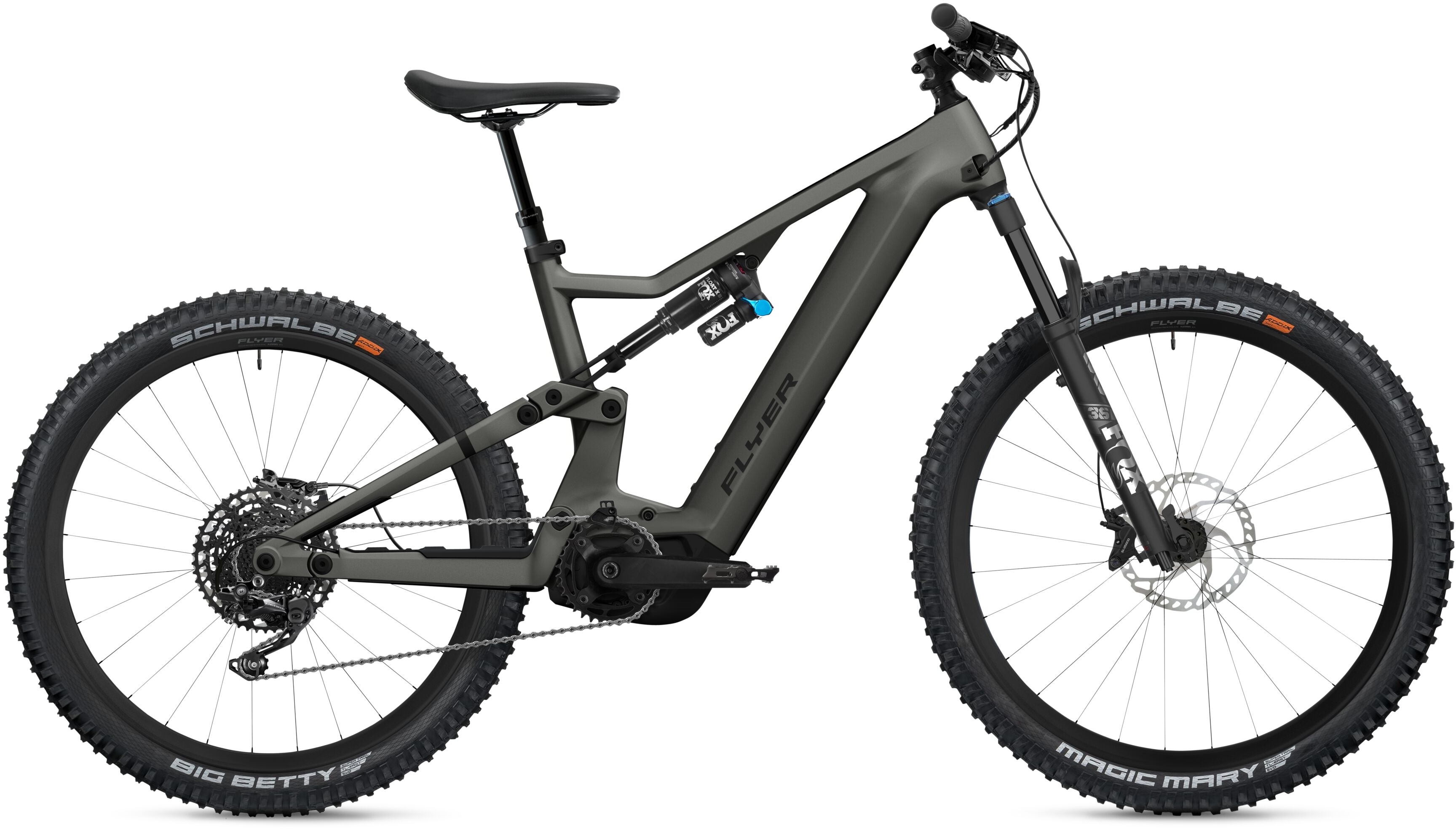 Flyer Uproc X 6.10 Black Shading Satin - 750 Wh - 29/27.5 Zoll - Fully