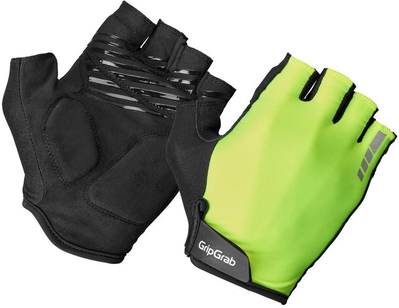 GRIPGRAB Ride RC Max gepolsterte Kurzfinger-Sommerhandschuhe Gelb Modell 2026