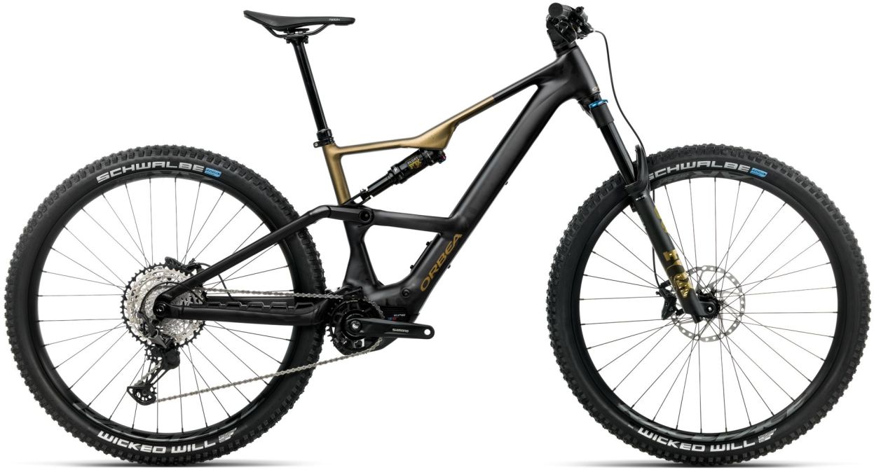 Orbea Rise SL H10 Diamond Black - Splash Olive Green (Matt) - 630 Wh - 29 Zoll - Fully (2026)