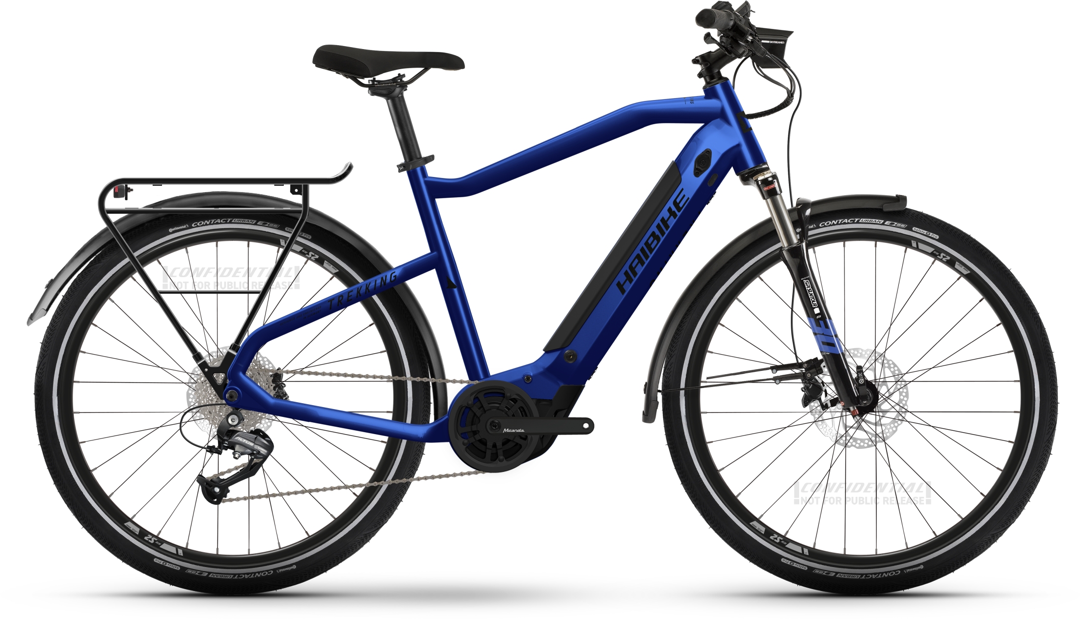 Haibike Trekking 4 Blau/Schwarz - 500 Wh - 27,5 Zoll - Diamant (2022)