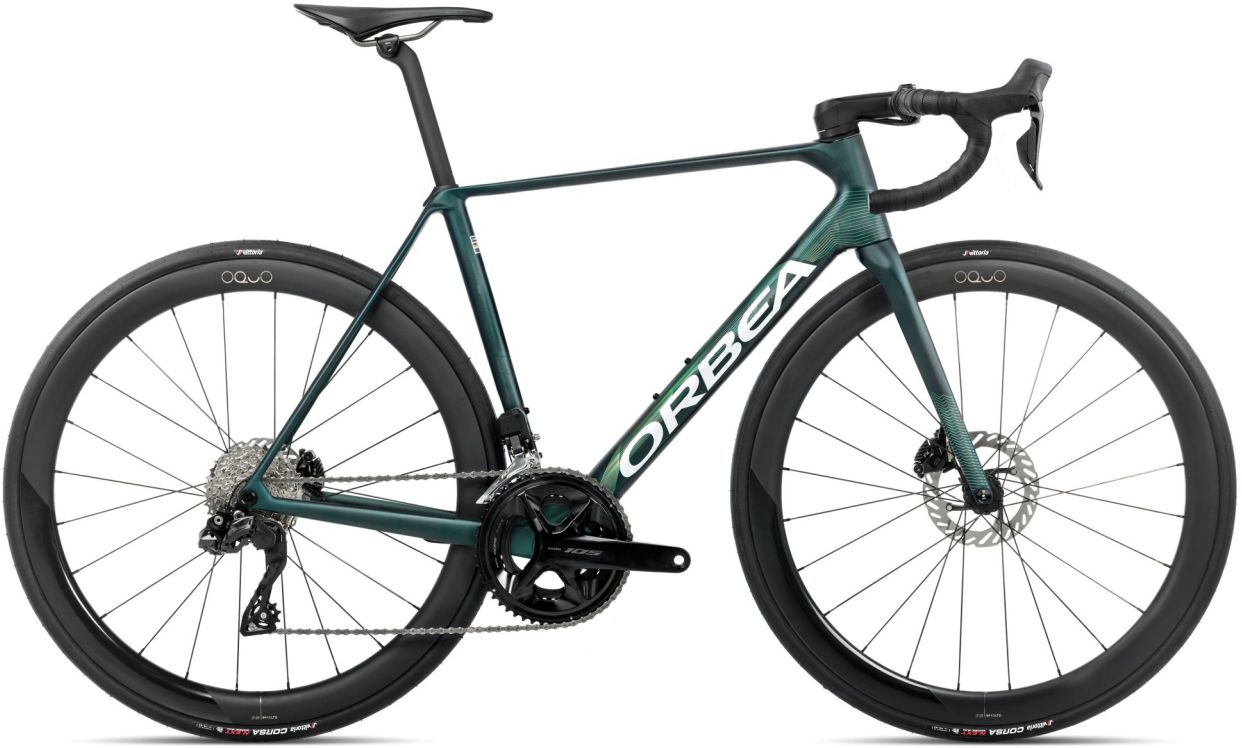 Orbea Orca M30i LTD PWR Escape Green - Carbon View Matt - 28 Zoll - Diamant (2026)