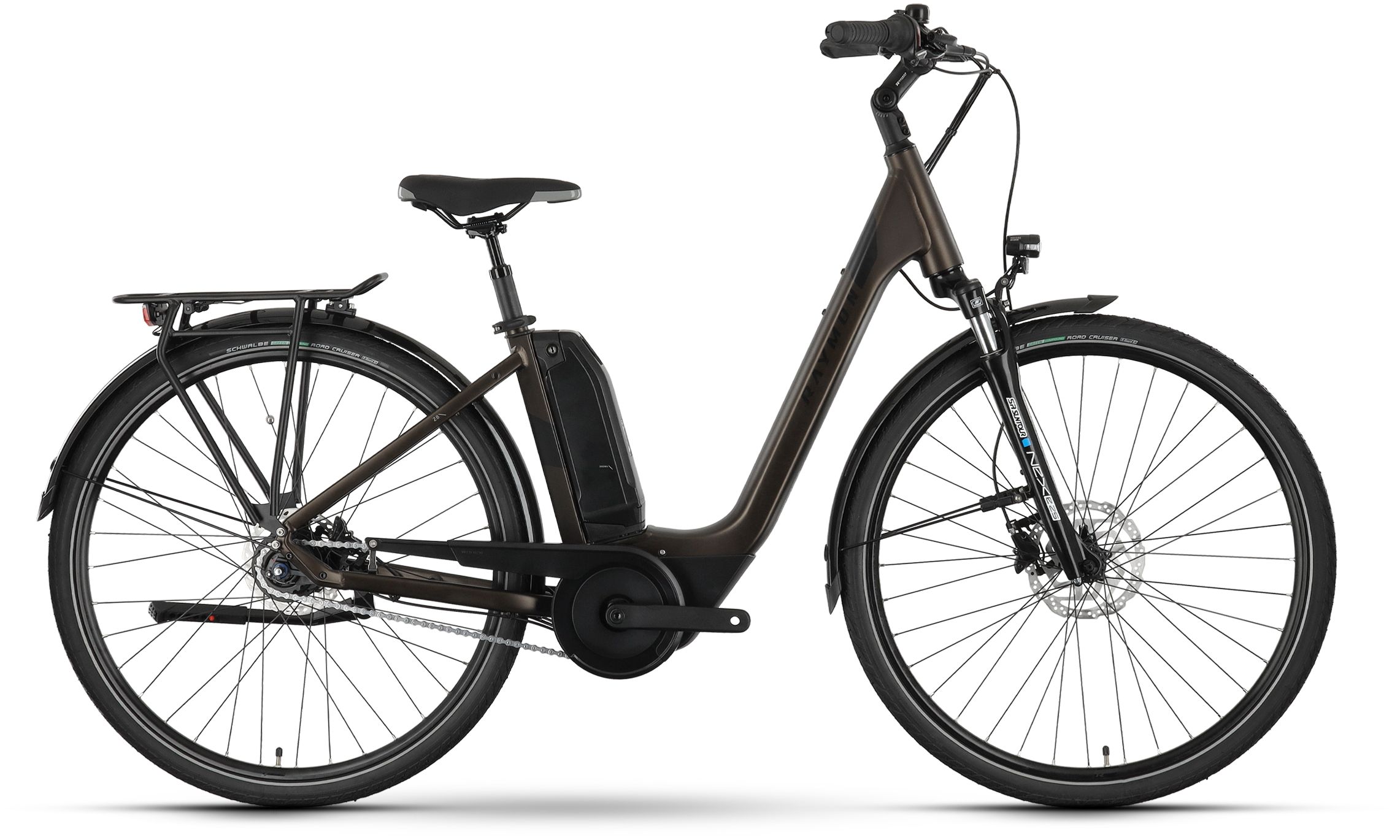 Raymon CityRay E 4.0 SE CB Braun - 500 Wh - 28 Zoll - Tiefeinsteiger (2024)