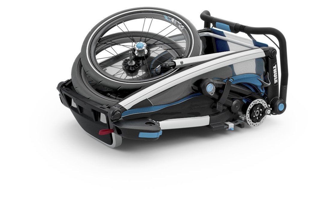 thule chariot sport 1 blue