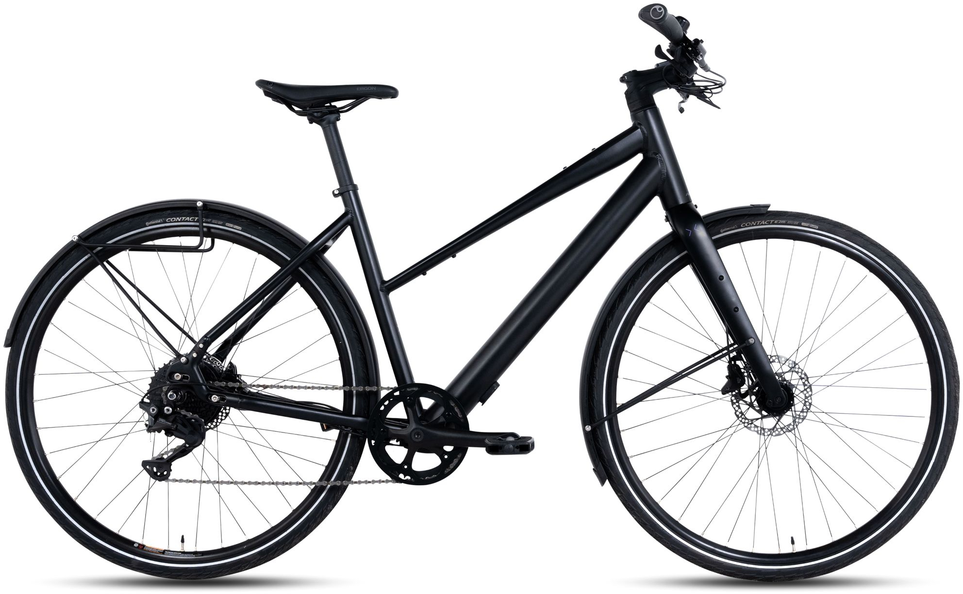 Ridley Urbx Mixte Schwarz - 360 Wh - 28 Zoll - Trapez (2025)