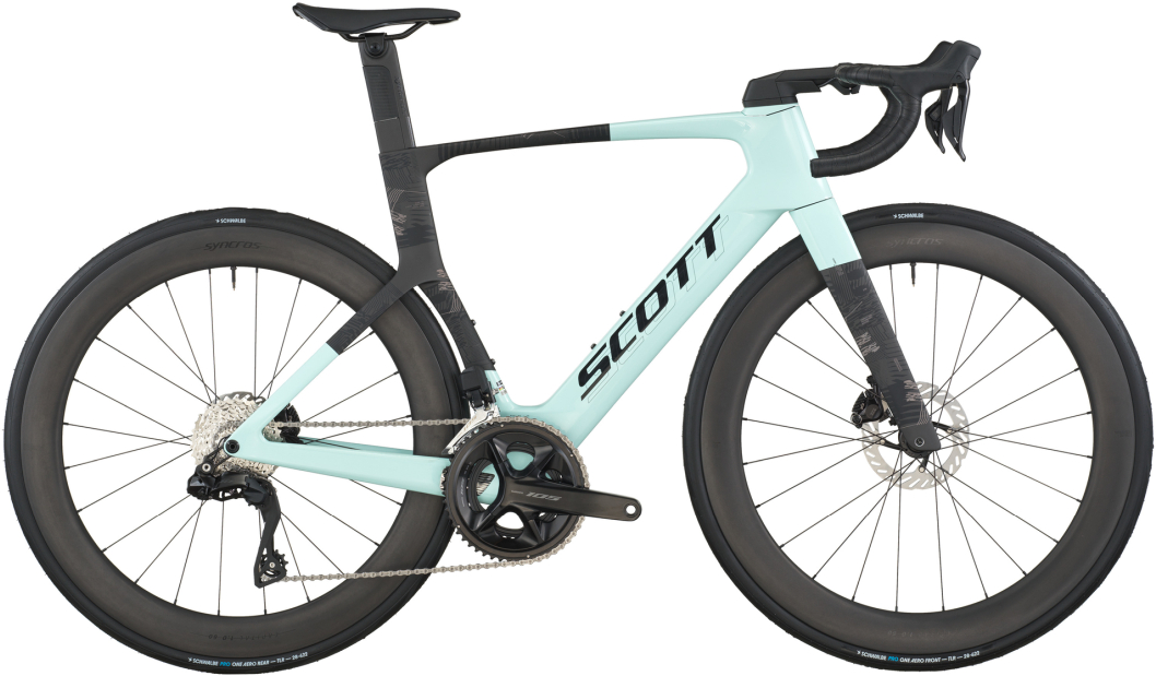 Scott Foil RC 20 Gelato Blue/Carbon Black - 28 Zoll - Diamant (2026)